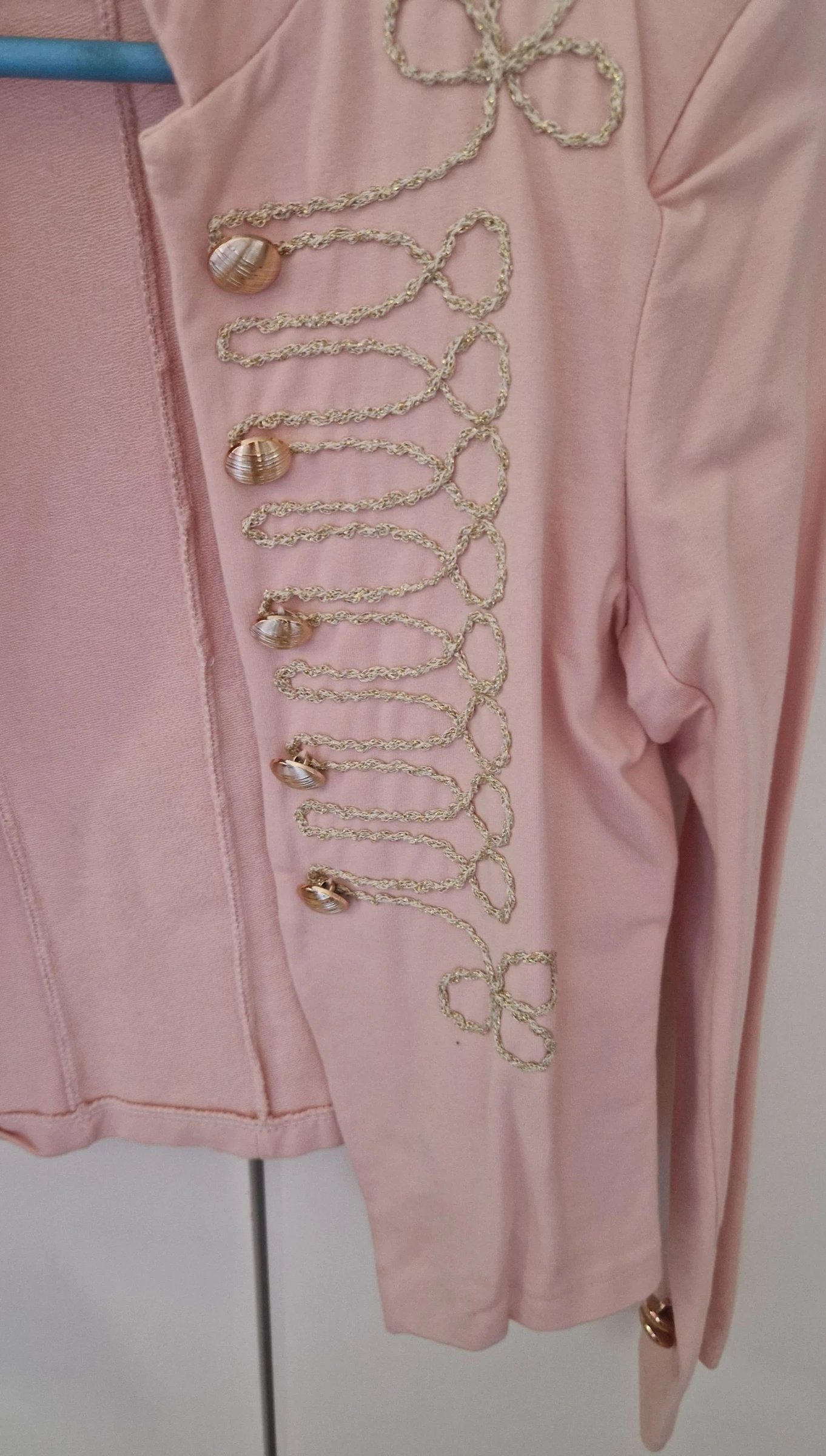 Chaqueta blazer rosa militar Vestidor de Poupee talla M – photo 7